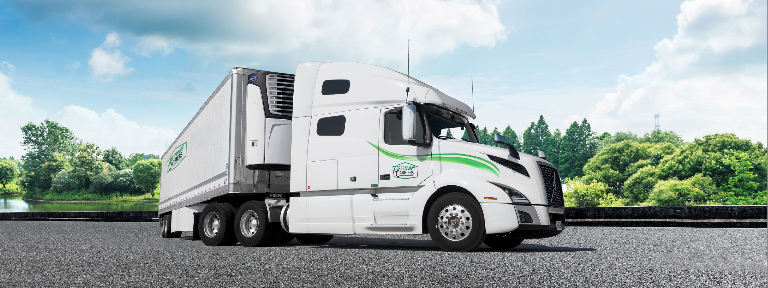 Greenway Carriers Reefer Truck for temperature controlled freight